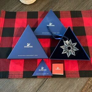 Swarovski 2003 Snowflake Christmas Ornament